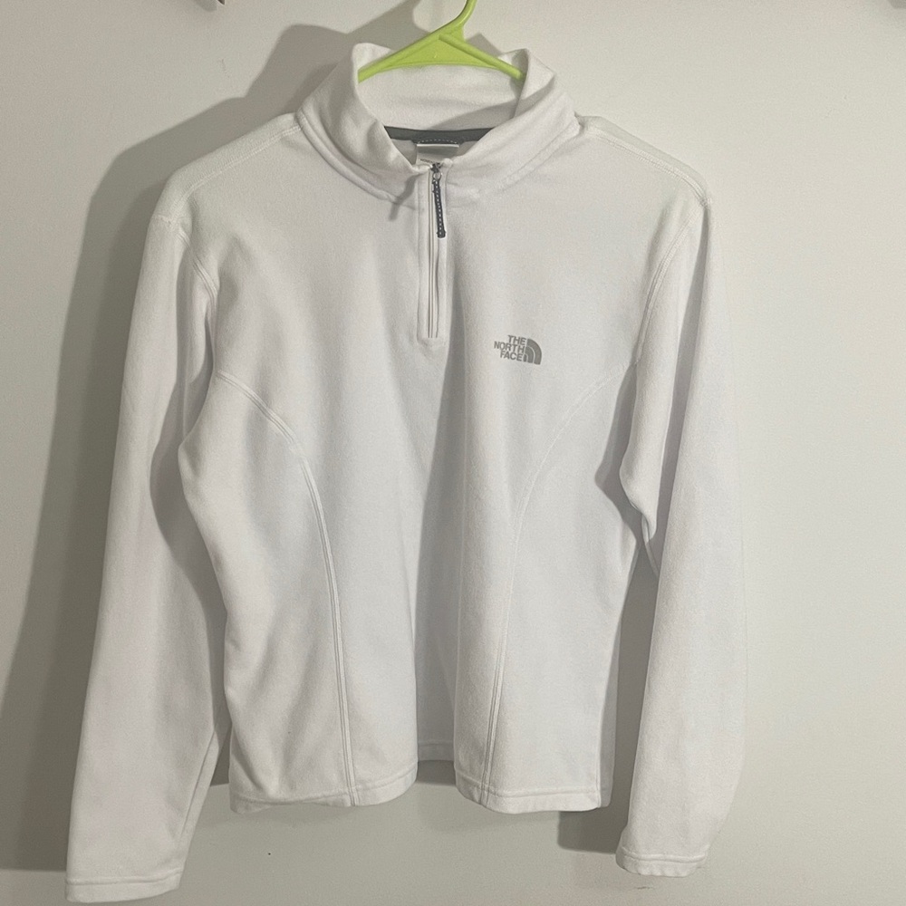 The North Face White Fleece Pullover